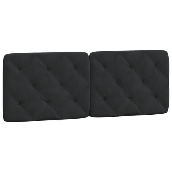 vidaXL gavlpude 140 cm velour sort