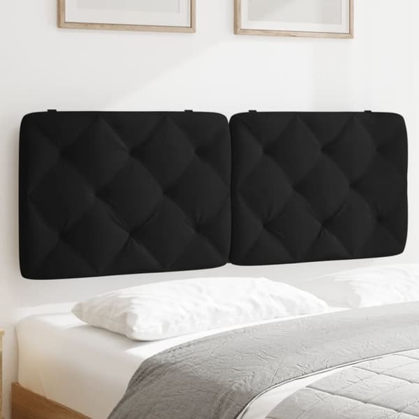 vidaXL gavlpude 140 cm velour sort