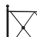 Miniatyrbillede 4 af 6: vidaXL sengegavl 160 cm metal sort