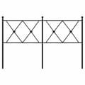 Pikkukuva 3 / 6: vidaXL Metallinen sängynpääty musta 140 cm
