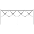 Pikkukuva 3 / 6: vidaXL Metallinen sängynpääty musta 193 cm