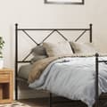 Pikkukuva 6 / 6: vidaXL Metallinen sängynpääty musta 100 cm