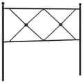 Pikkukuva 1 / 6: vidaXL Metallinen sängynpääty musta 100 cm