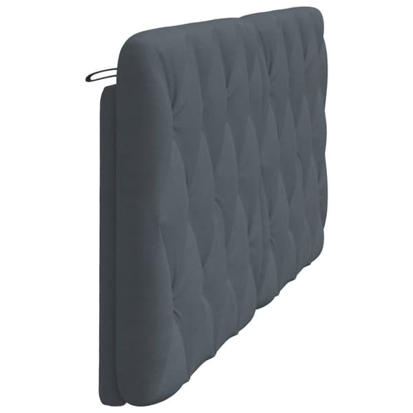 vidaXL gavlpude 180 cm velour mørkegrå