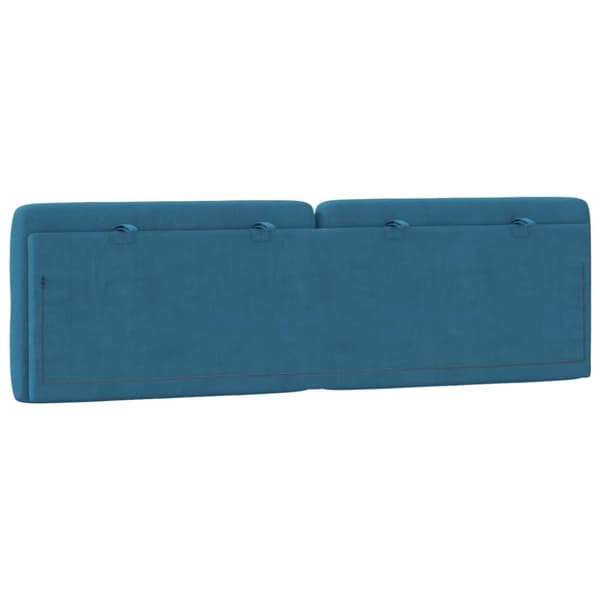 vidaXL gavlpude 160 cm velour blå