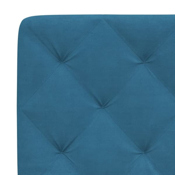 vidaXL gavlpude 160 cm velour blå