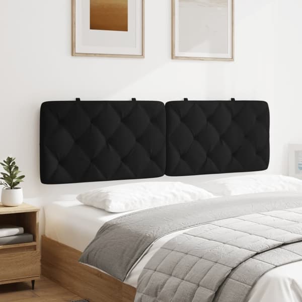 vidaXL gavlpude 160 cm velour sort