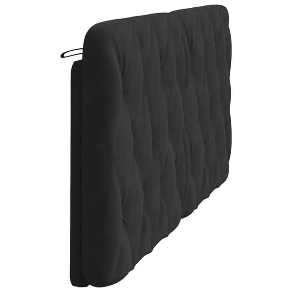 vidaXL Dyna till huvudgavel svart 180 cm sammet