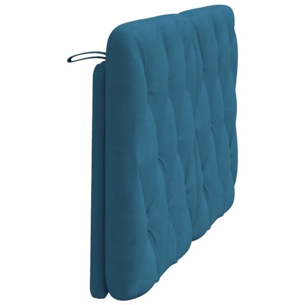 vidaXL gavlpude 140 cm velour blå