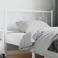 Pikkukuva 7 / 7: vidaXL Metallinen sängynpääty valkoinen 107 cm