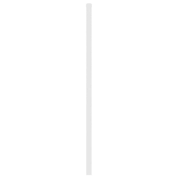 vidaXL Metallinen sängynpääty valkoinen 193 cm