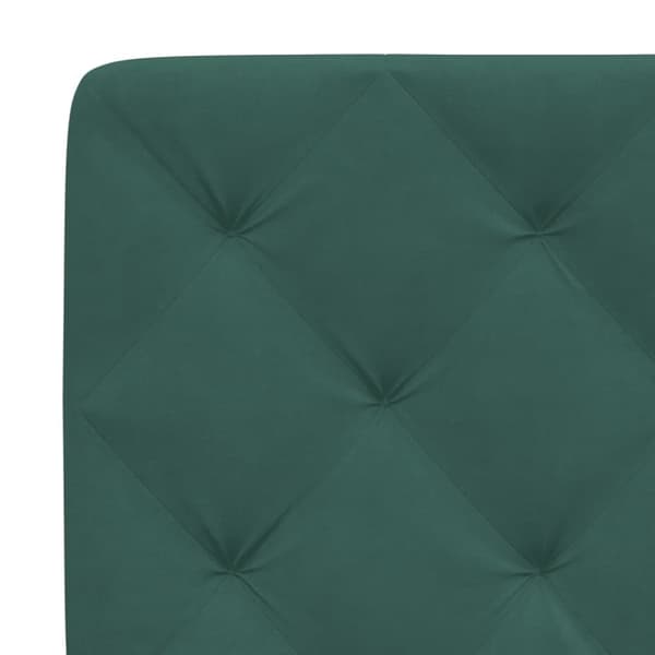 vidaXL gavlpude 90 cm velour mørkegrøn
