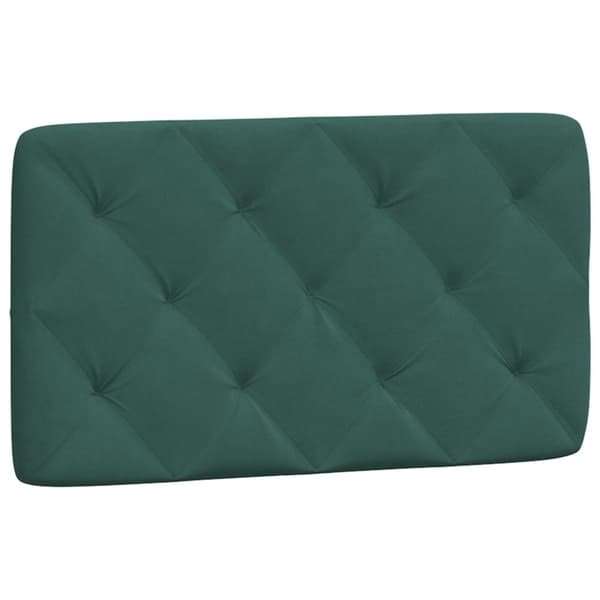 vidaXL gavlpude 90 cm velour mørkegrøn