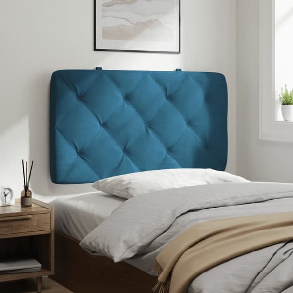 vidaXL gavlpude 90 cm velour blå