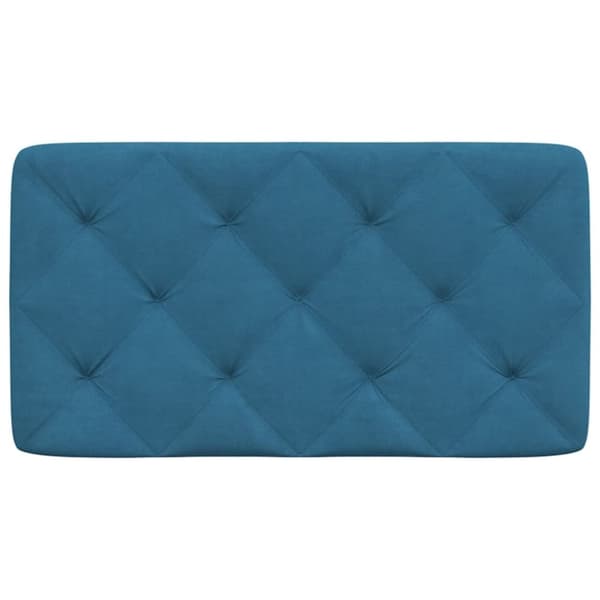 vidaXL gavlpude 90 cm velour blå