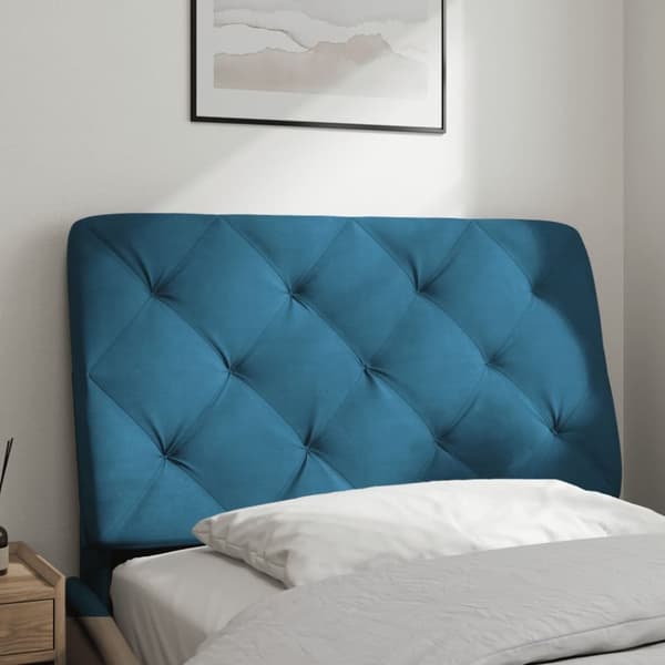 vidaXL gavlpude 90 cm velour blå