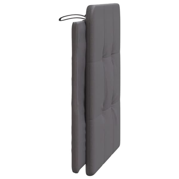 vidaXL gavlpude 80 cm kunstlæder grå