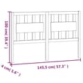 Pikkukuva 7 / 7: vidaXL Sängynpääty valkoinen 145,5x4x100 cm täysi mänty -  Sängynpäädyt