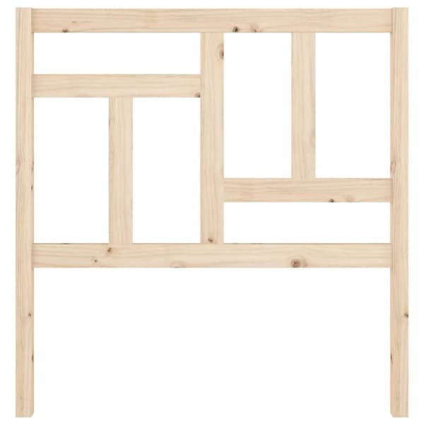 vidaXL Sängynpääty 95,5x4x100 cm täysi mänty - Sängynpäädyt