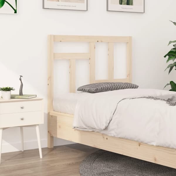 vidaXL Sängynpääty 95,5x4x100 cm täysi mänty - Sängynpäädyt