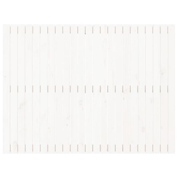 vidaXL Sängynpääty seinälle valkoinen 146,5x3x110 cm täysi mänty - Sängynpäädyt