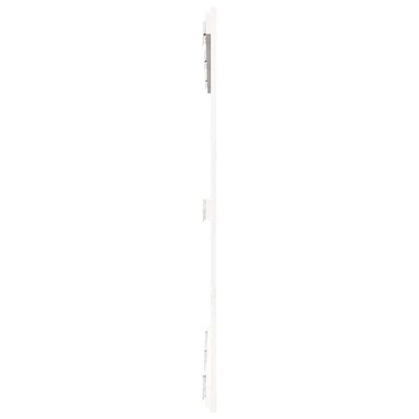 vidaXL Sängynpääty seinälle valkoinen 146,5x3x110 cm täysi mänty - Sängynpäädyt