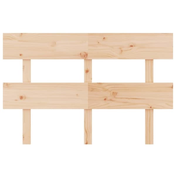 vidaXL sengegærde 144x3x81 cm massivt fyrretræ - Hovedgærder og fodgærder