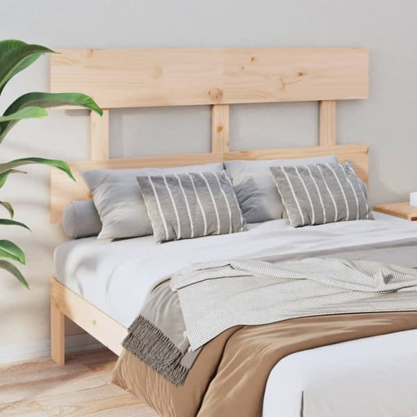 vidaXL sengegærde 144x3x81 cm massivt fyrretræ - Hovedgærder og fodgærder