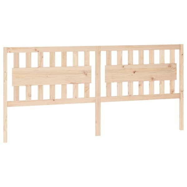 vidaXL Sängynpääty 205,5x4x100 cm täysi mänty - Sängynpäädyt