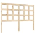 Pikkukuva 3 / 7: vidaXL Sängynpääty 125,5x4x100 cm täysi mänty -  Sängynpäädyt