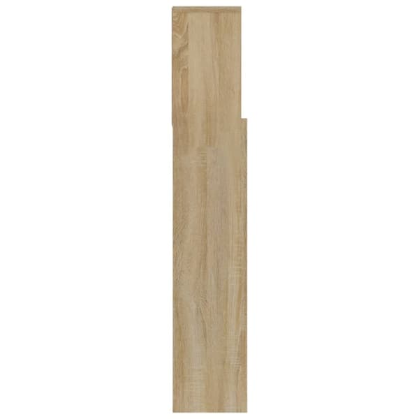 vidaXL Sängynpääty säilytystilalla Sonoma-tammi 180x19x103,5 cm -  Sängynpäädyt