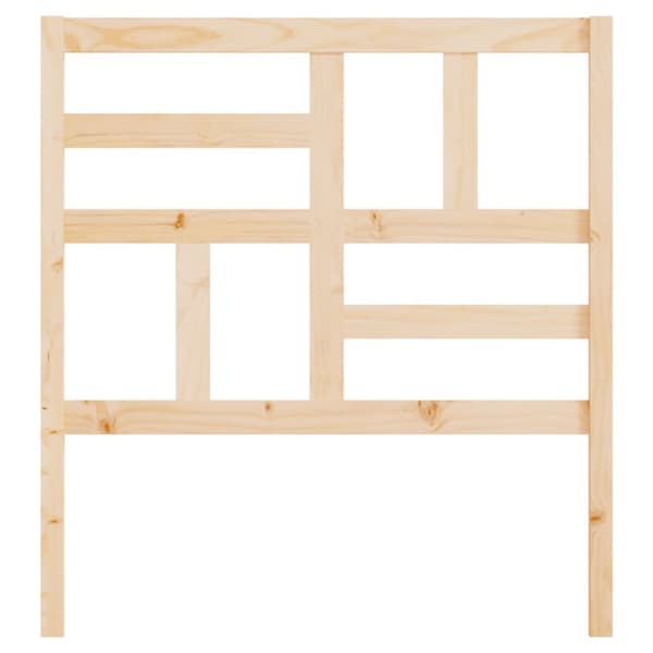 vidaXL Sängynpääty 96x4x104 cm täysi mänty - Sängynpäädyt