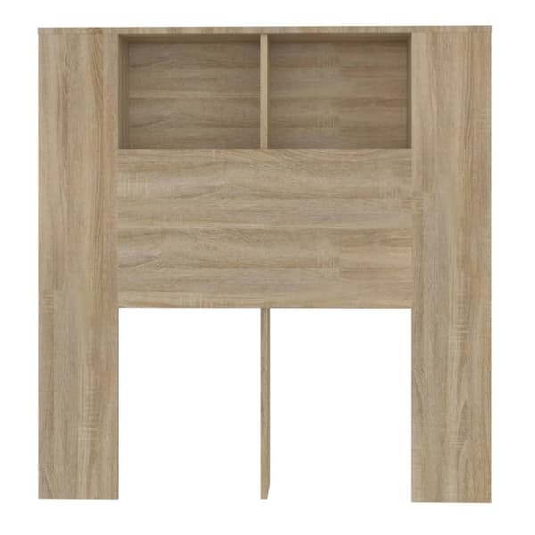 vidaXL Sängynpääty säilytystilalla Sonoma-tammi 100x18,5x104,5 cm -  Sängynpäädyt