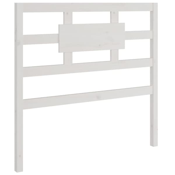vidaXL Sänggavel vit 95,5x4x100 cm massiv furu -  Sänggavlar