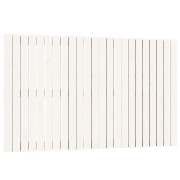 vidaXL Sängynpääty seinälle valkoinen 147x3x90 cm täysi mänty -  Sängynpäädyt