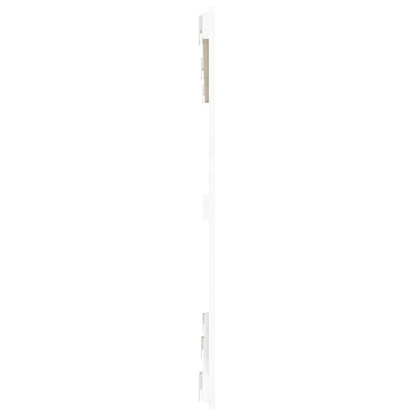 vidaXL Sängynpääty seinälle valkoinen 147x3x90 cm täysi mänty -  Sängynpäädyt