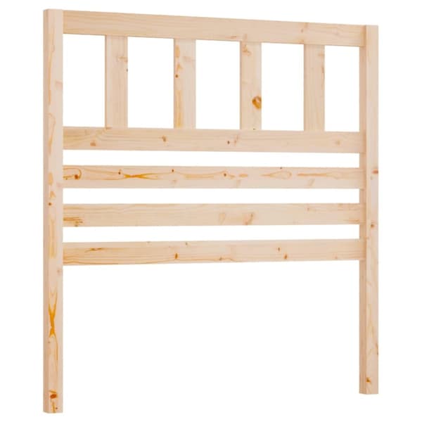 vidaXL Sängynpääty 96x4x100 cm täysi mänty - Sängynpäädyt