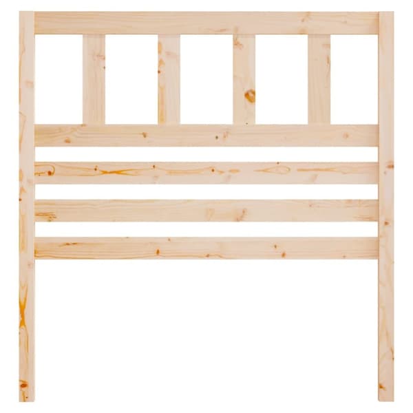 vidaXL Sängynpääty 96x4x100 cm täysi mänty - Sängynpäädyt