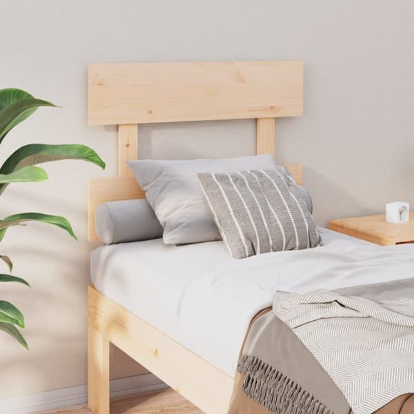 vidaXL Sängynpääty 93,5x3x81 cm täysi mänty -  Sängynpäädyt