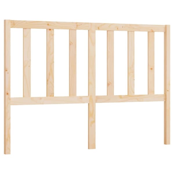 vidaXL sengegærde 126x4x100 cm massivt fyrretræ - Hovedgærder og fodgærder