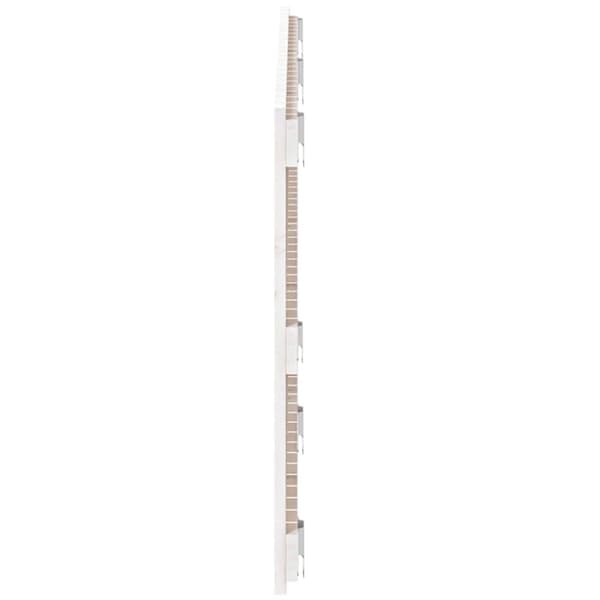 vidaXL Sängynpääty seinälle valkoinen 147x3x60 cm täysi mänty - Sängynpäädyt