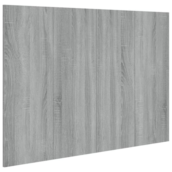 vidaXL Sänggavel grå sonoma 120x1,5x80 cm konstruerat trä - Sänggavlar