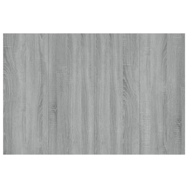 vidaXL Sänggavel grå sonoma 120x1,5x80 cm konstruerat trä - Sänggavlar