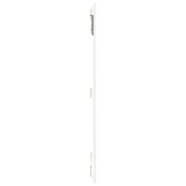 vidaXL Sängynpääty seinälle valkoinen 95,5x3x110 cm täysi mänty -  Sängynpäädyt