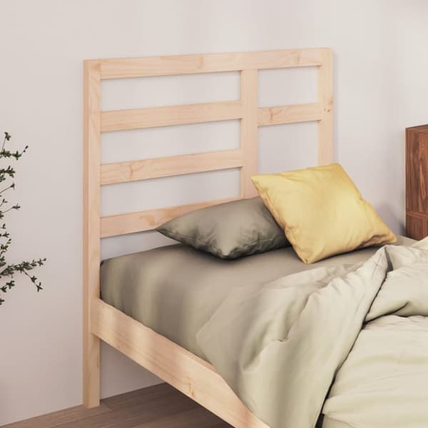 vidaXL sengegærde 96x4x104 cm massivt fyrretræ - Hovedgærder og fodgærder