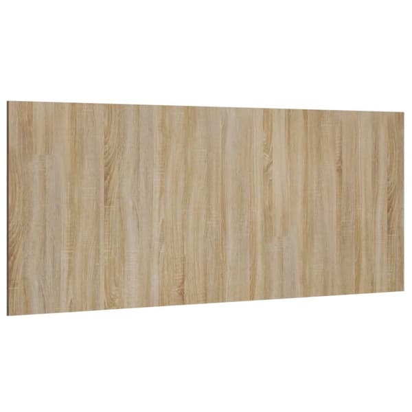 vidaXL sengegærde 200x1,5x80 cm konstrueret træ sonoma-eg -  Hovedgærder og fodgærder
