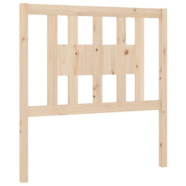 vidaXL Sängynpääty 96x4x100 cm täysi mänty - Sängynpäädyt