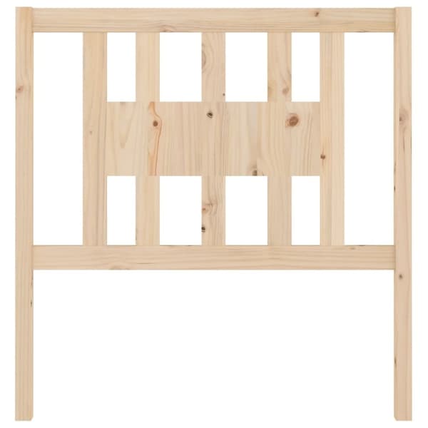 vidaXL Sängynpääty 96x4x100 cm täysi mänty - Sängynpäädyt