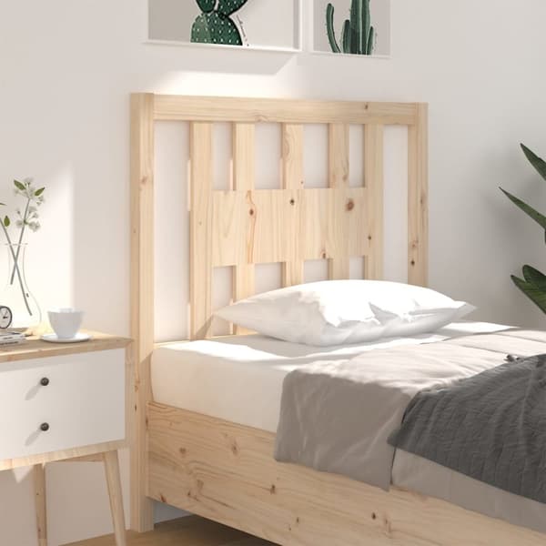 vidaXL Sängynpääty 96x4x100 cm täysi mänty -  Sängynpäädyt