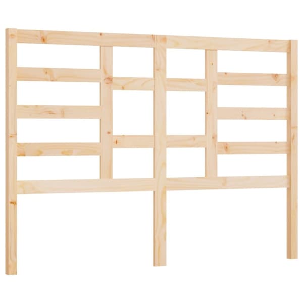 vidaXL Sängynpääty 146x4x104 cm täysi mänty - Sängynpäädyt